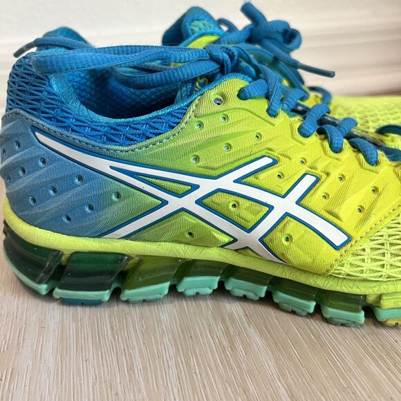 ASICS Gel Quantum 180 2 Women's Neon Athletic Running Shoes-Size 6 - Picture 5 of 11
